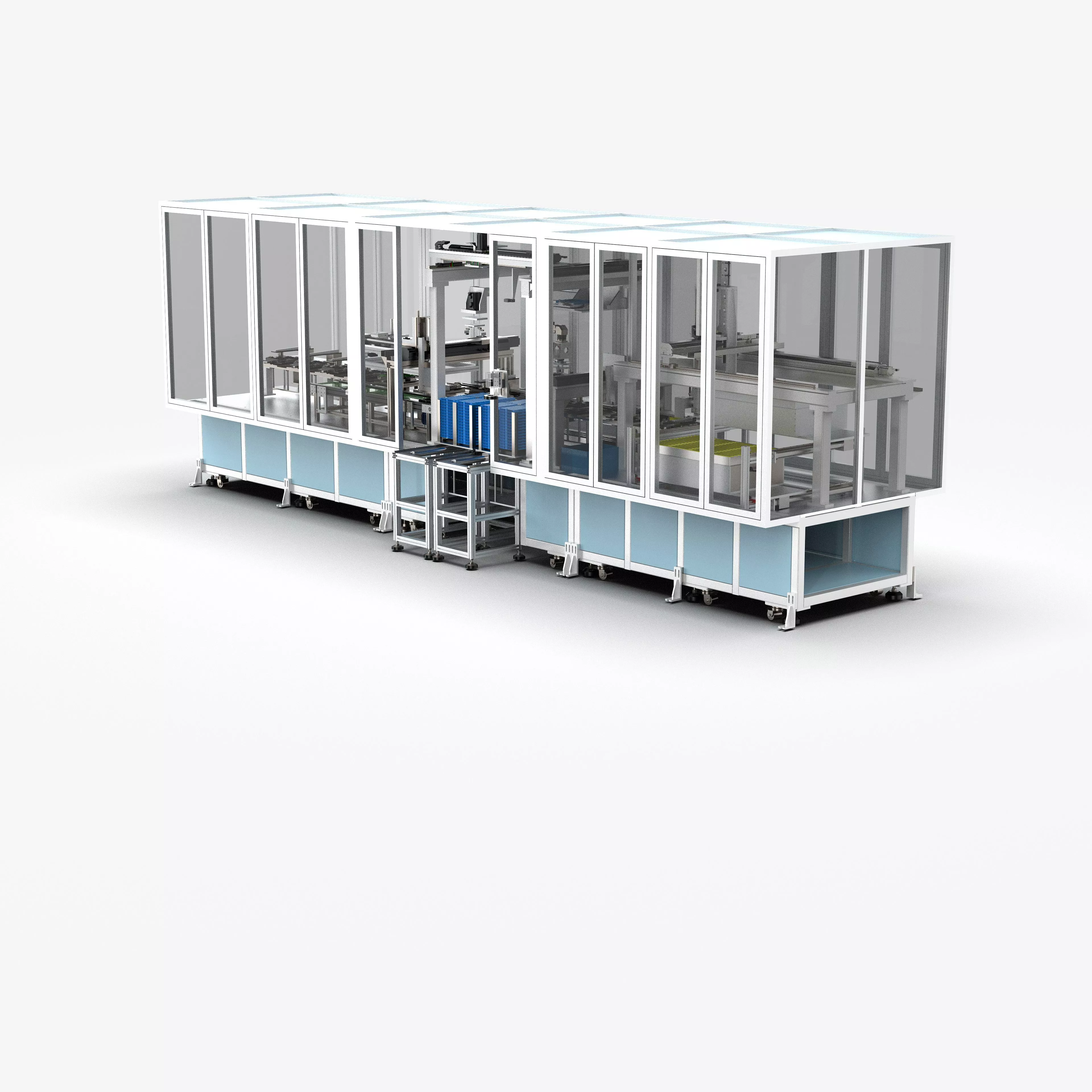 Automatic Battery Module End Plate and Insulation Board 3D model