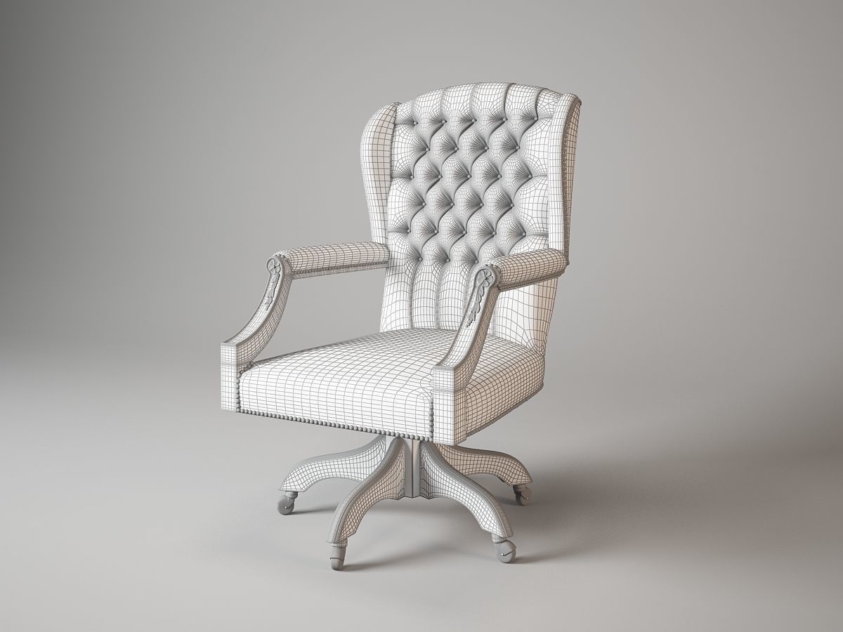 Provasi 0513 Directors swivel chair 3D model_7
