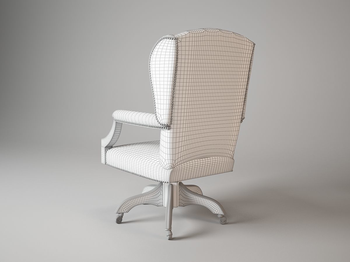 Provasi 0513 Directors swivel chair 3D model_8