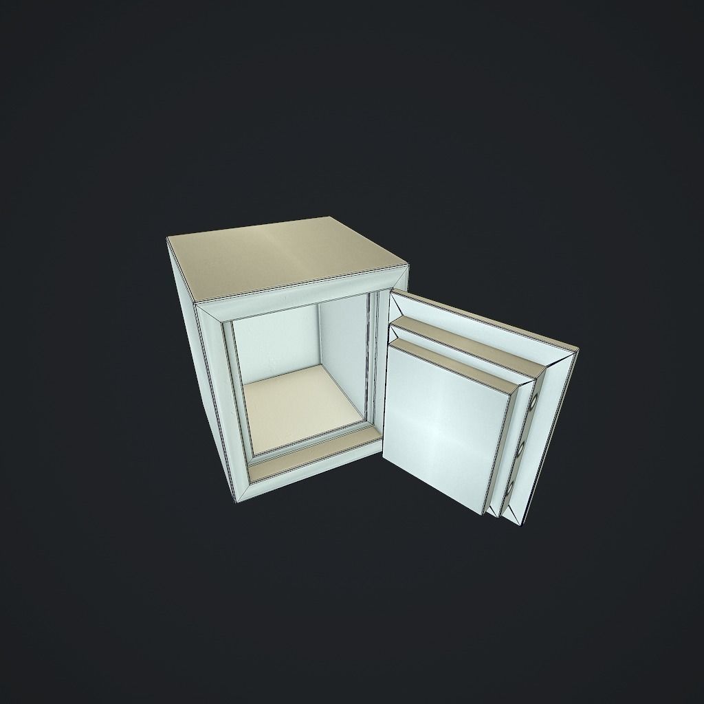 Safe v1 pbr Low-poly 3D model_14