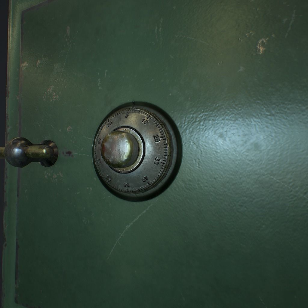 Safe v1 pbr Low-poly 3D model_5