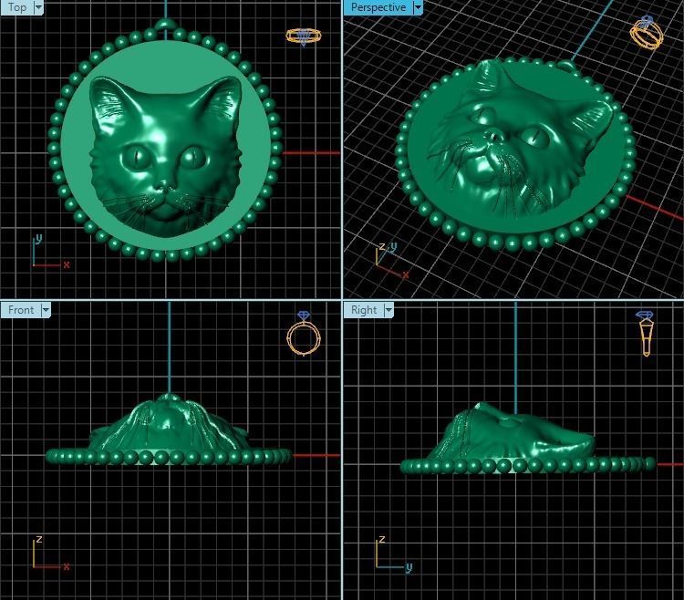 Pendant 3D print model_2