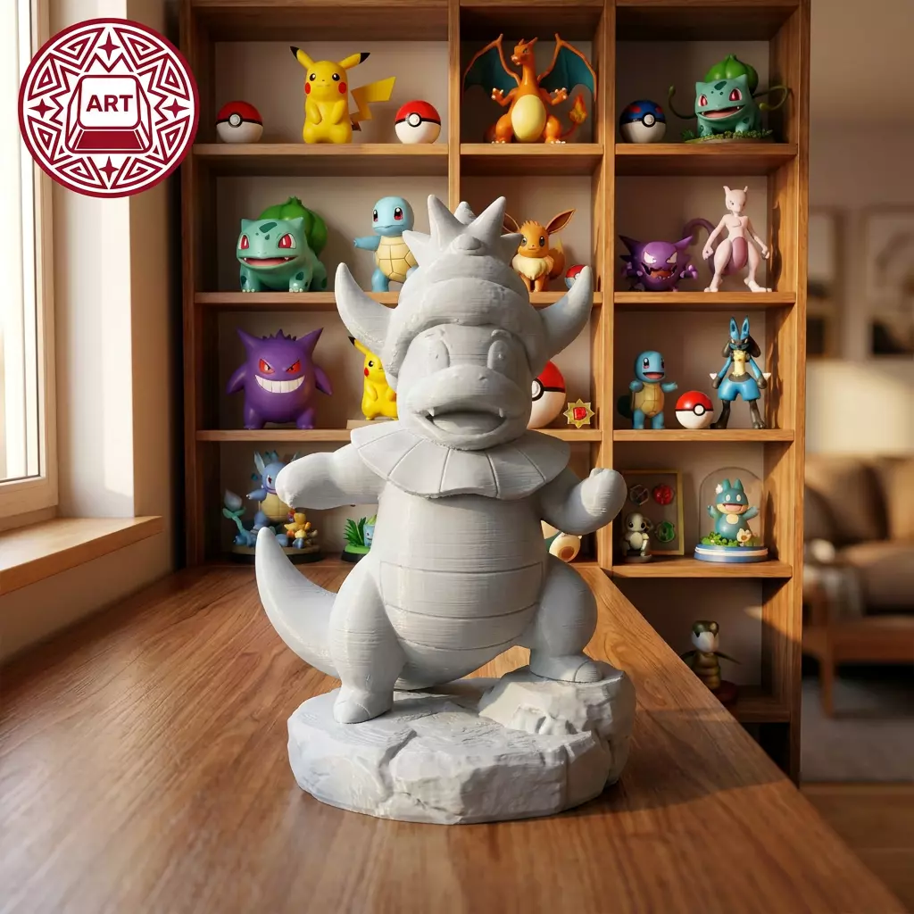 Slowking 3D Printable STL 3D print model