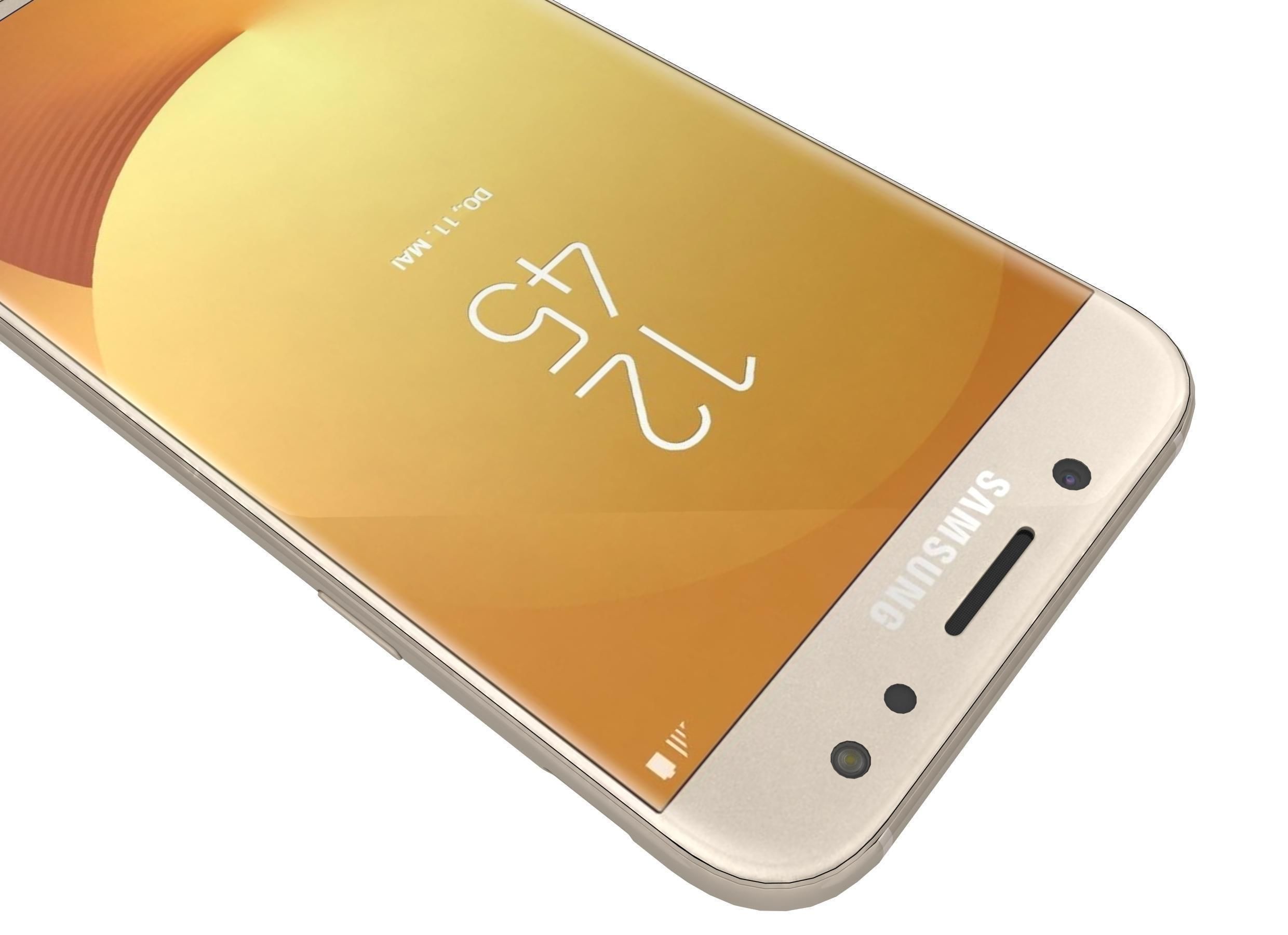 Samsung Galaxy J5 2017 Gold 3D model_6