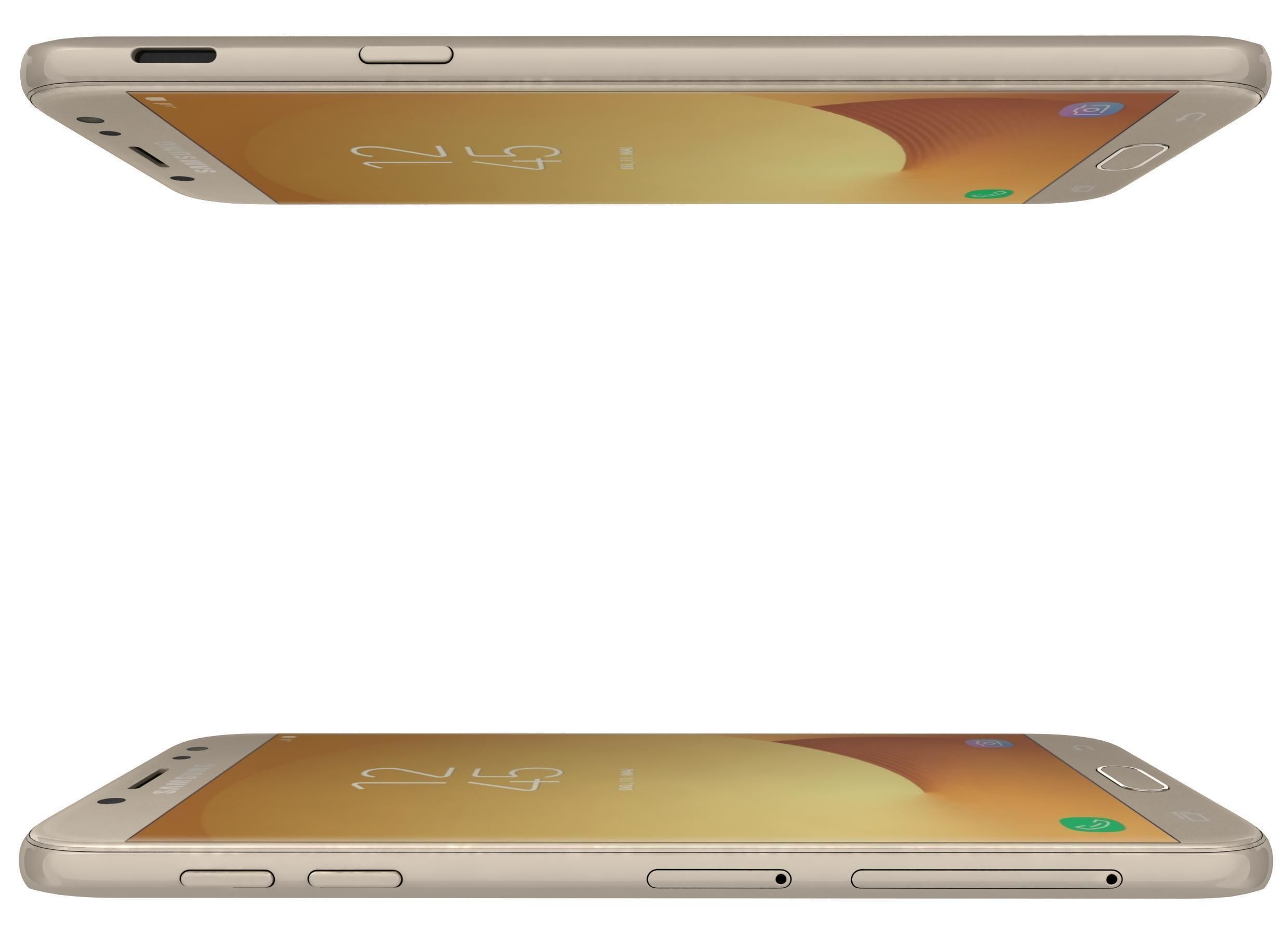 Samsung Galaxy J5 2017 Gold 3D model_3