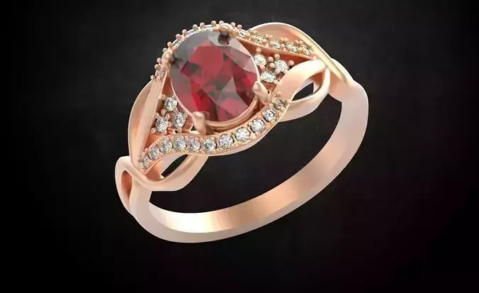 Ring with stones new