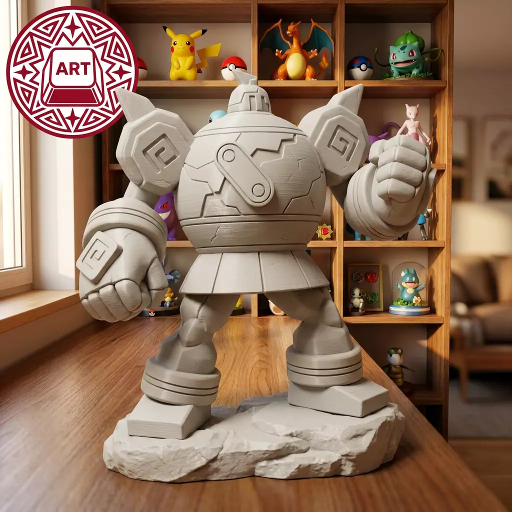 Pokemon Golurk 3D Printable STL 3D print model