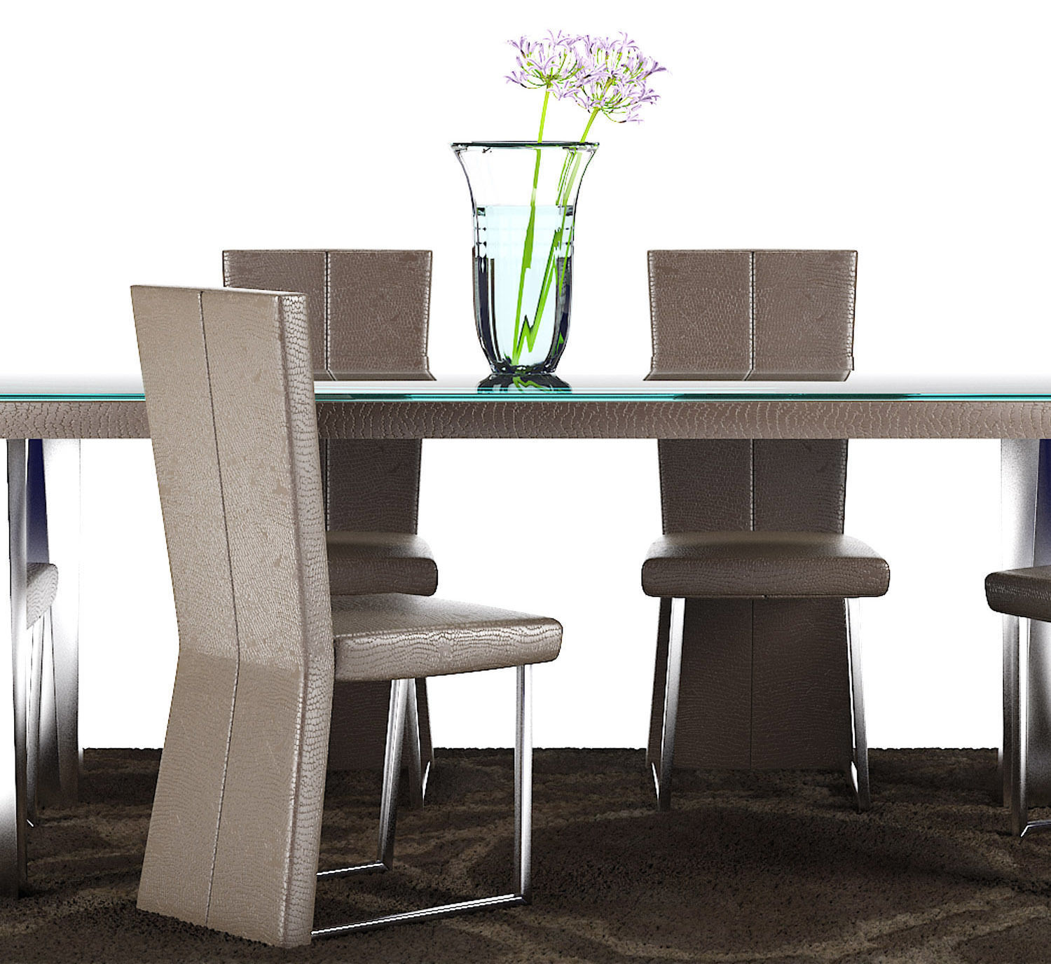 Dinning table 11 3D model_2