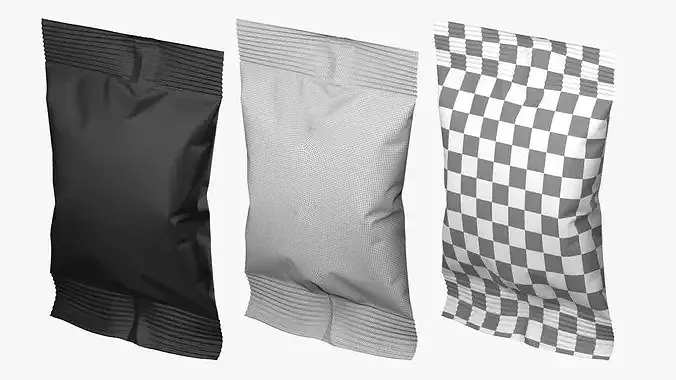 Snack Pack Foil Wrapper Mockup Set 5