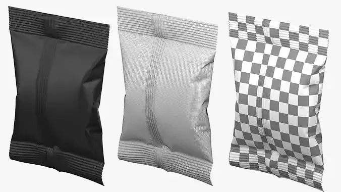 Snack Pack Foil Wrapper Mockup Set 6