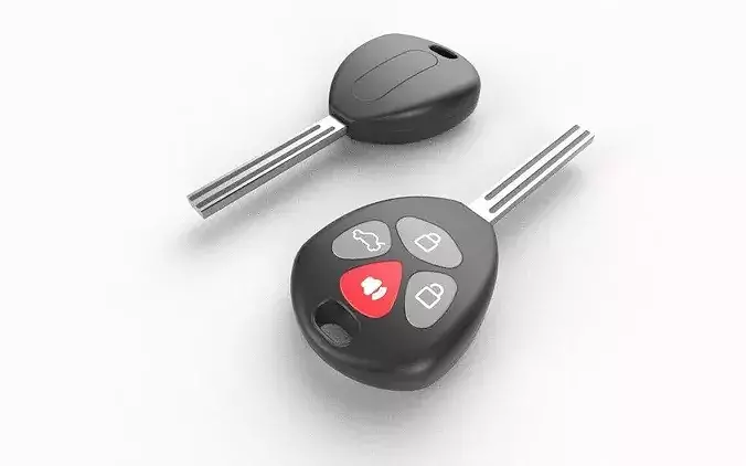 Car Key M13 Low-poly 3D model 4