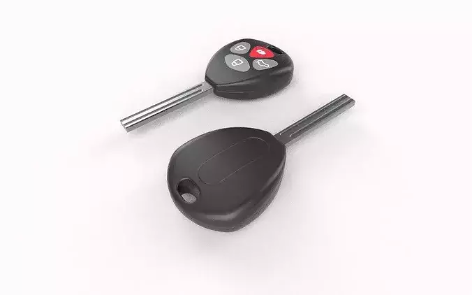Car Key M13 Low-poly 3D model 6