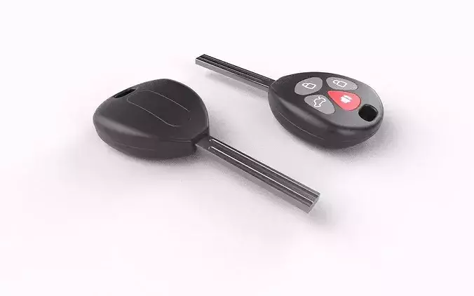 Car Key M13 Low-poly 3D model 5