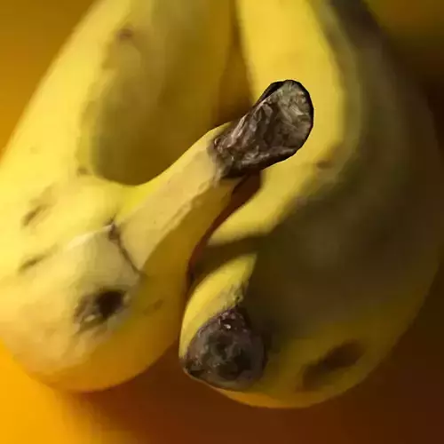 Banana Low-poly 3D model