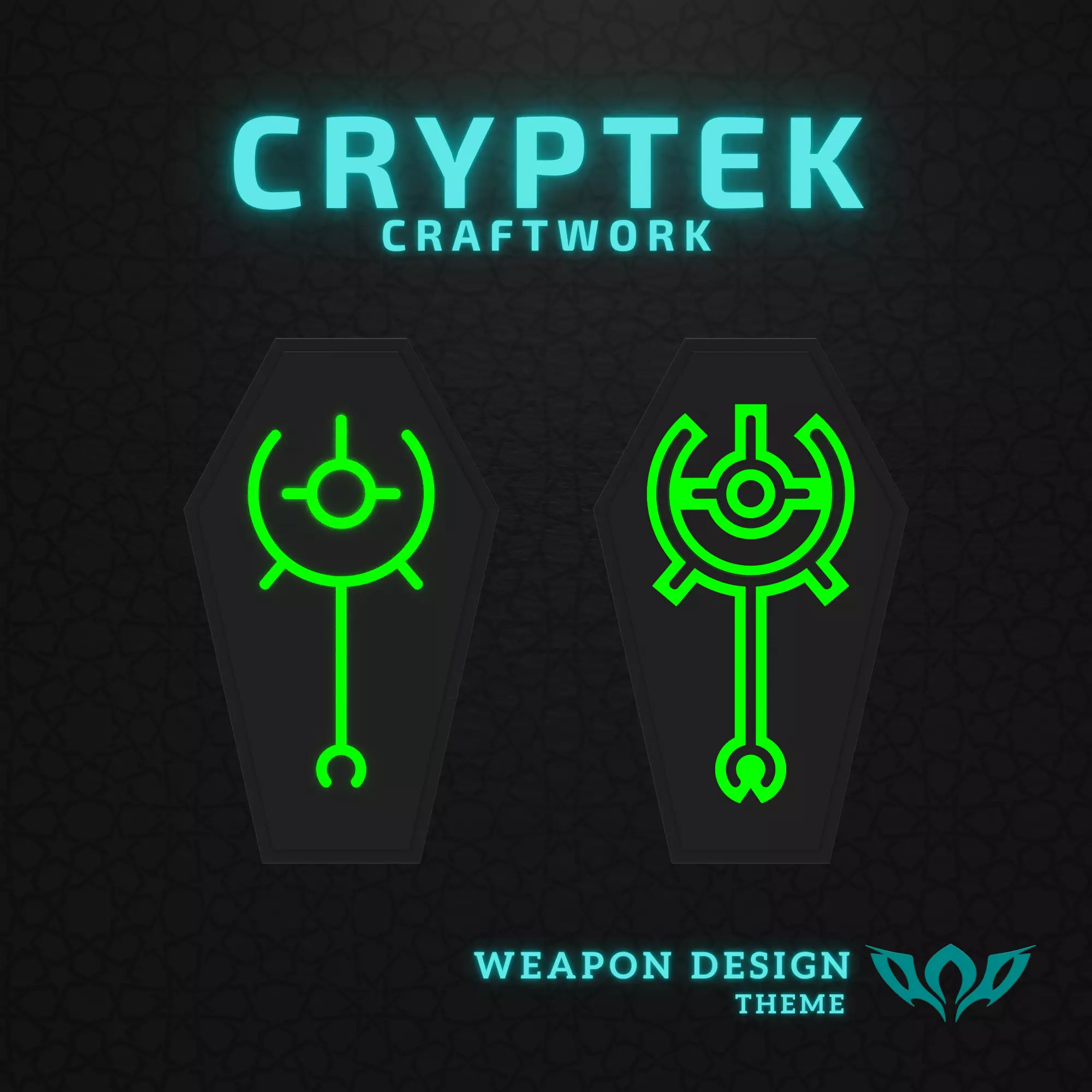 17 Warhammer 40K Necron Thokt Dynasty Coffin - 3D Print Free 3D print model