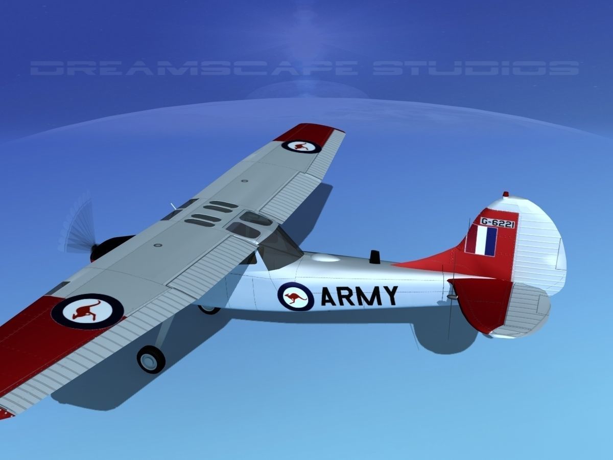 Cessna O-1E L-19 Australian Army 1 3D model_8