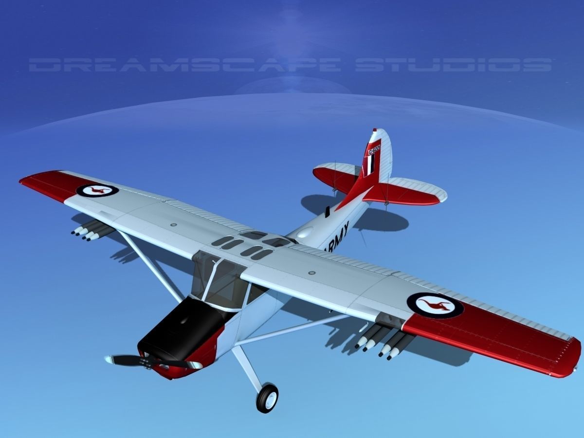 Cessna O-1E L-19 Australian Army 1 3D model_10
