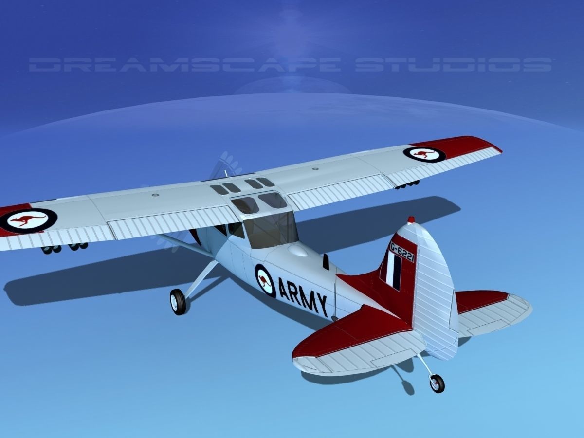 Cessna O-1E L-19 Australian Army 1 3D model_7