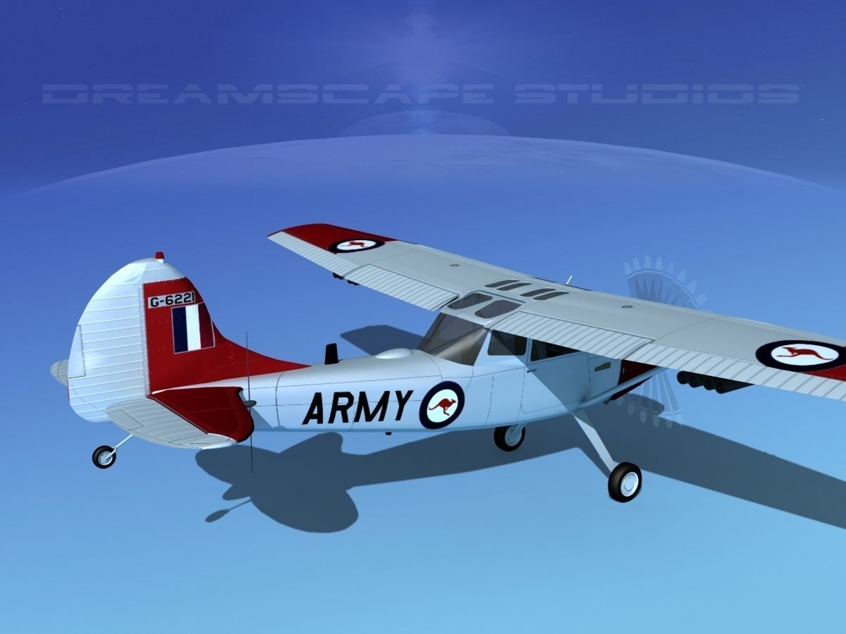 Cessna O-1E L-19 Australian Army 1 3D model_5