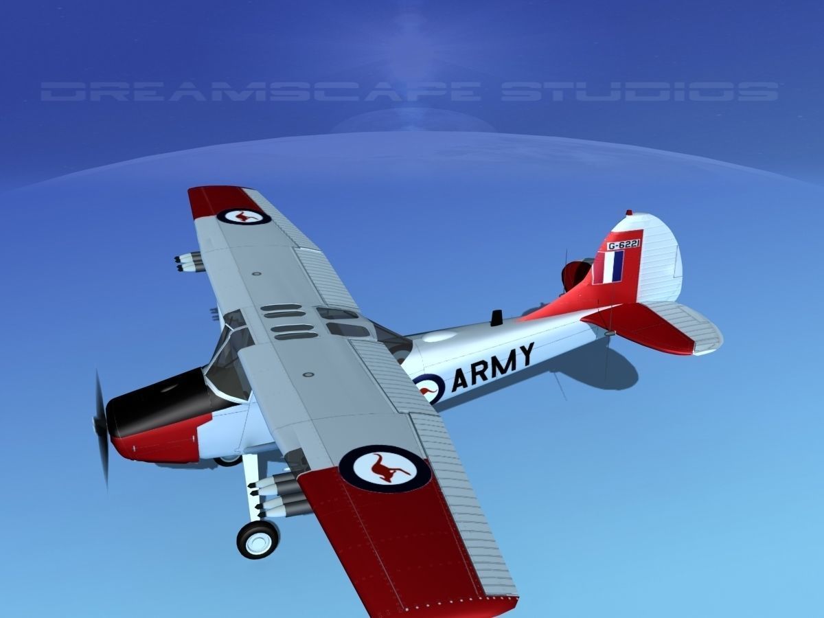 Cessna O-1E L-19 Australian Army 1 3D model_9