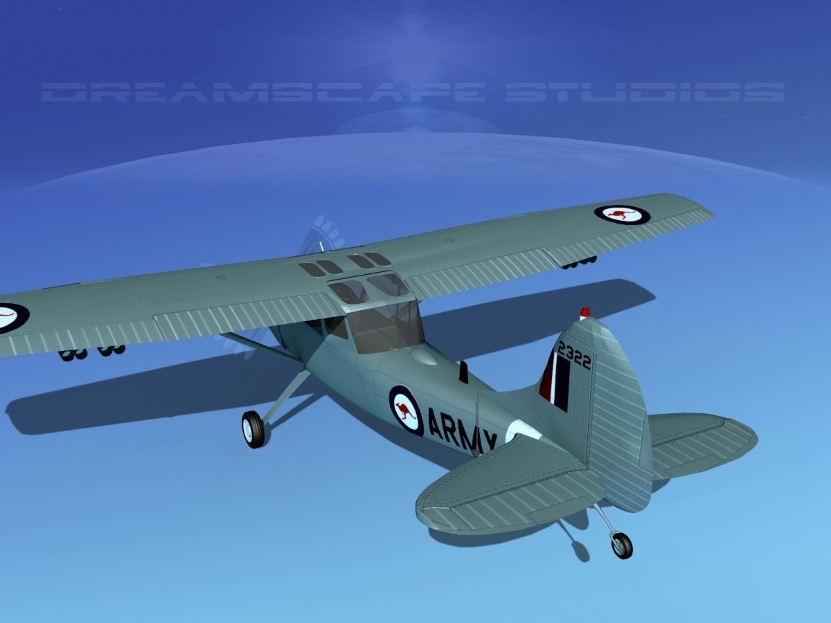 Cessna O-1E L-19 Australian Army 2 3D model_7