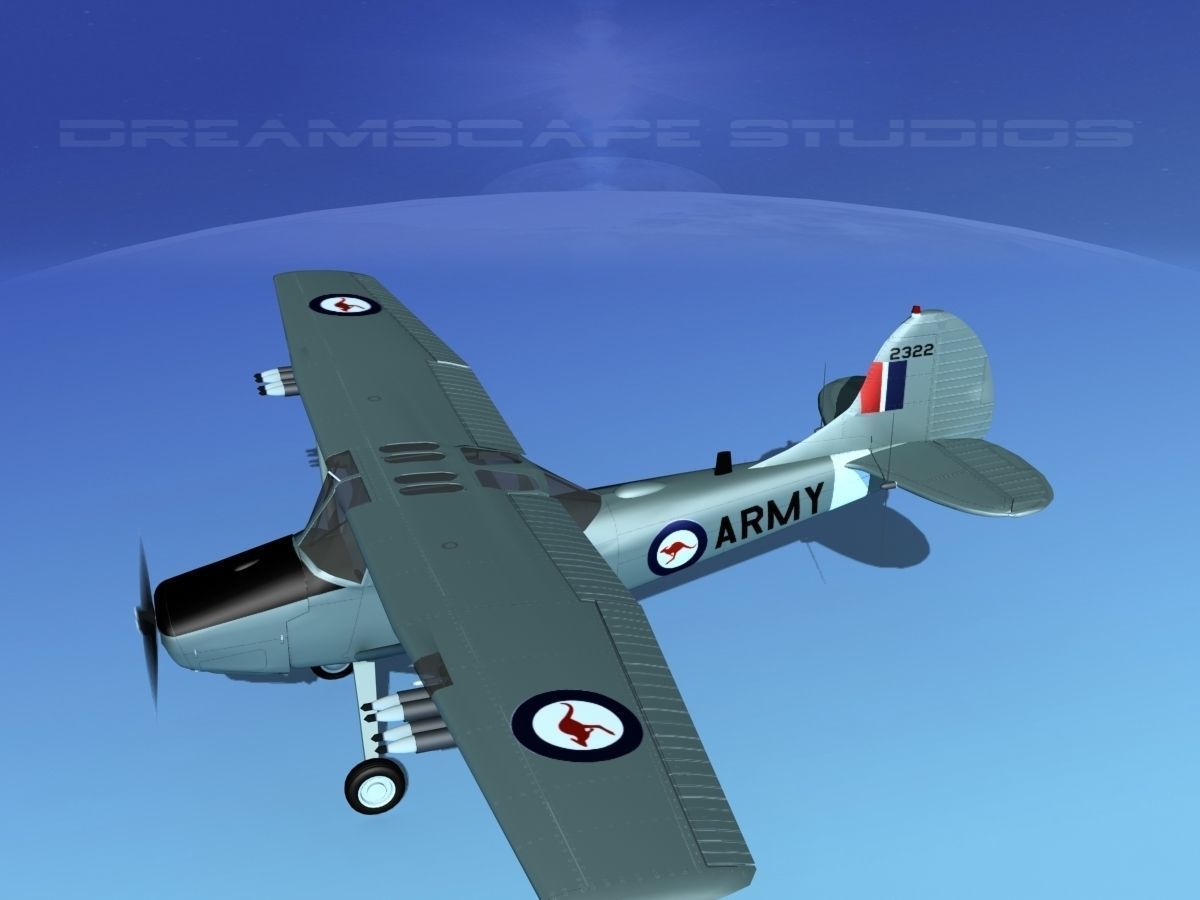 Cessna O-1E L-19 Australian Army 2 3D model_9