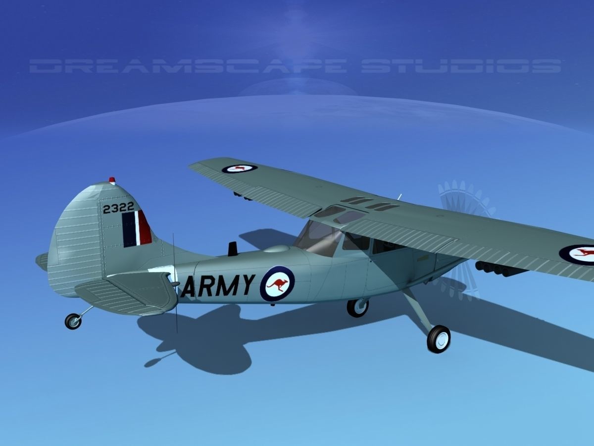Cessna O-1E L-19 Australian Army 2 3D model_5