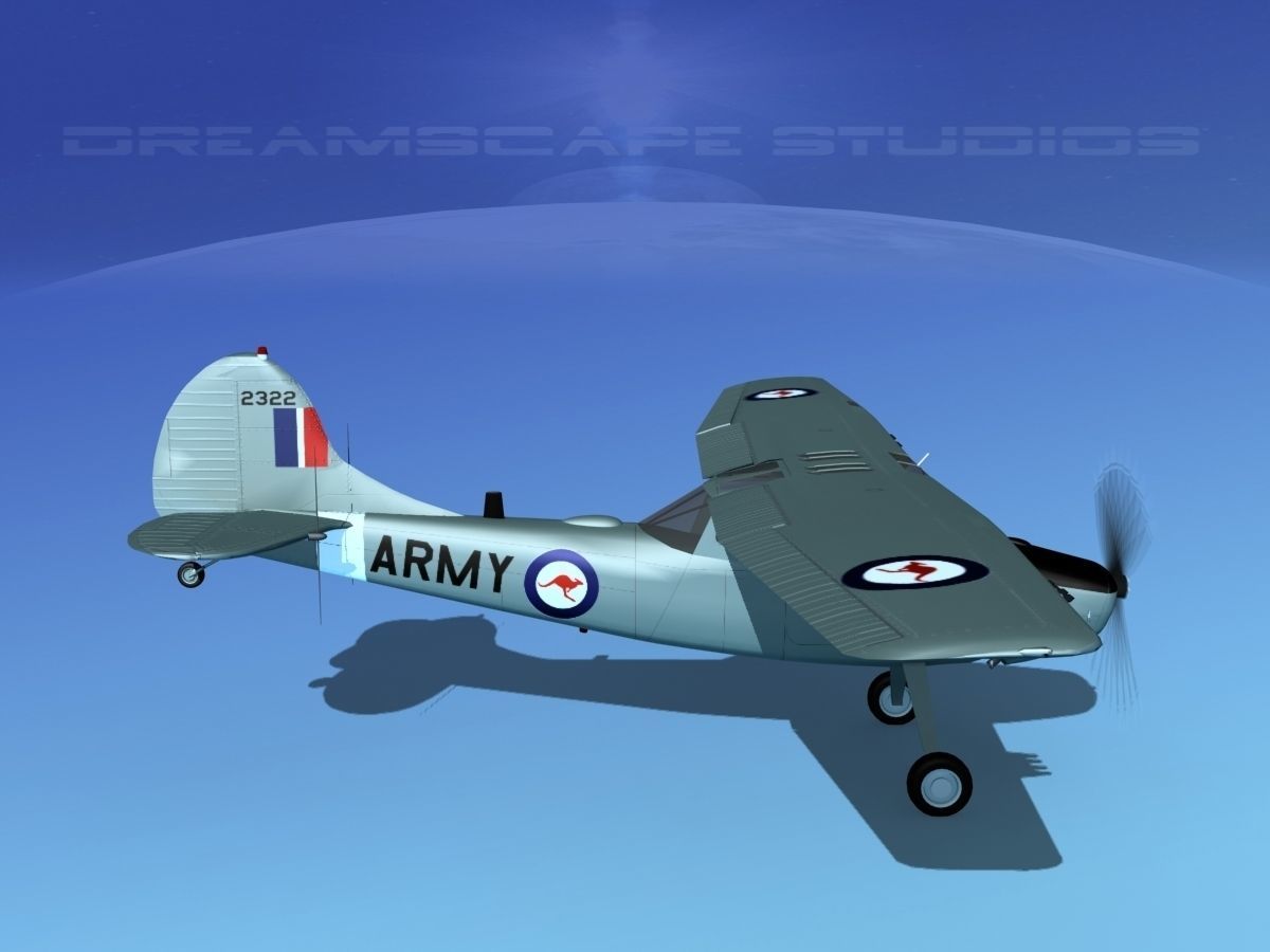 Cessna O-1E L-19 Australian Army 2 3D model_4