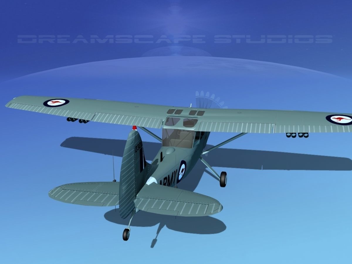 Cessna O-1E L-19 Australian Army 2 3D model_6