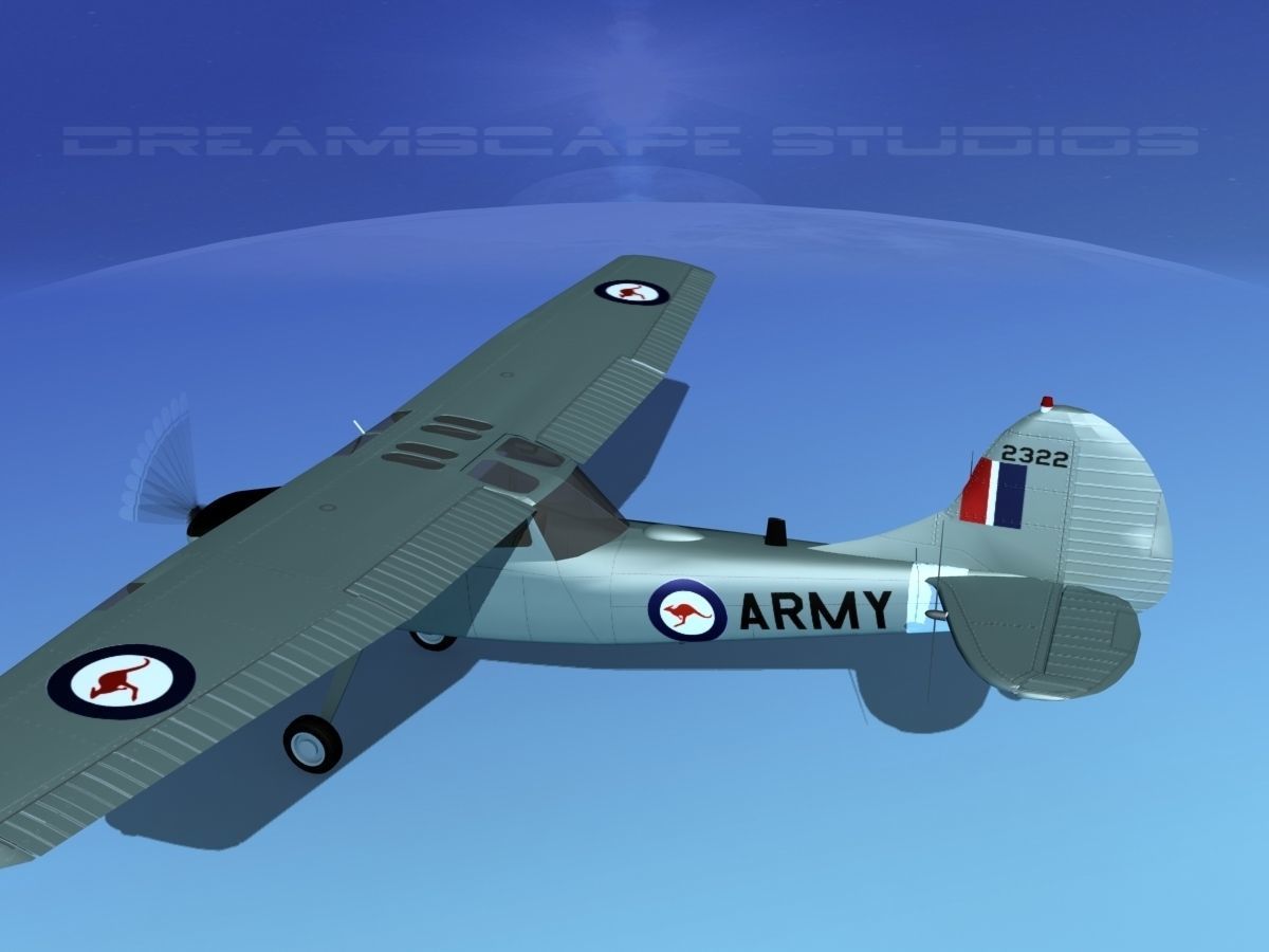 Cessna O-1E L-19 Australian Army 2 3D model_8