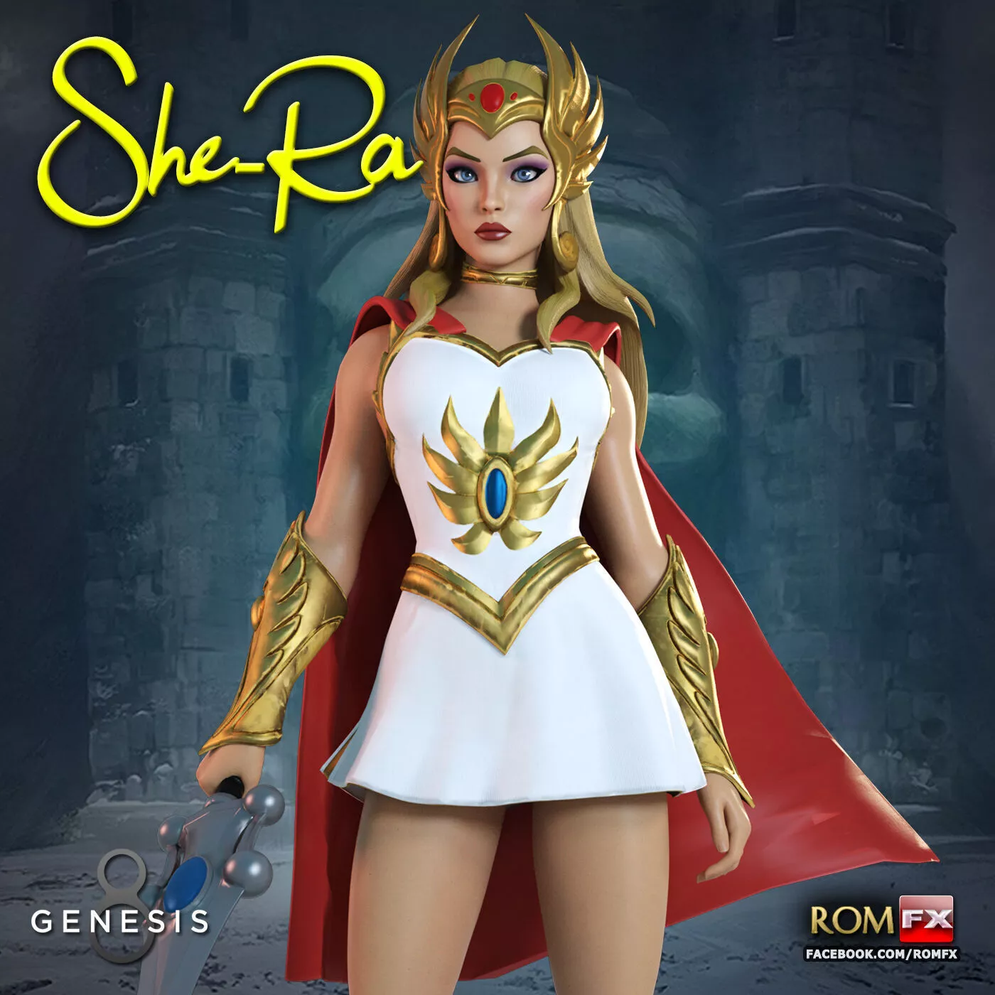 RFX FN She-Ra For G8F And G81F 3D model