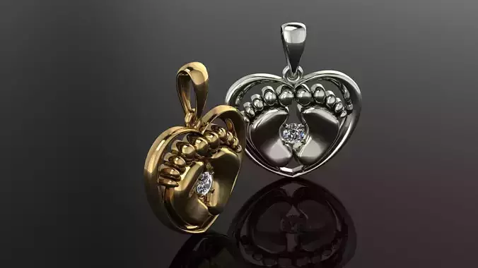 Pendant  Baby legs 014