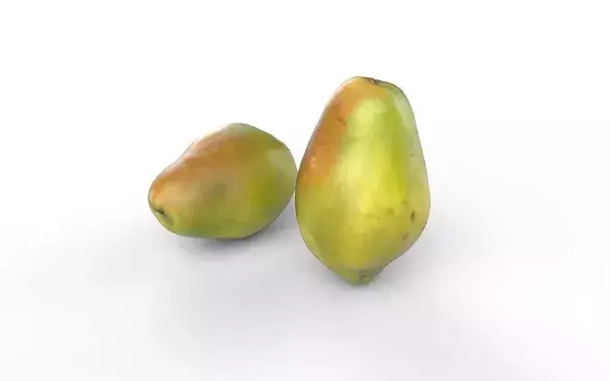 Pear M11 Low-poly 3D model 4