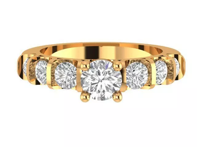 Round Eternity Band 3D print model