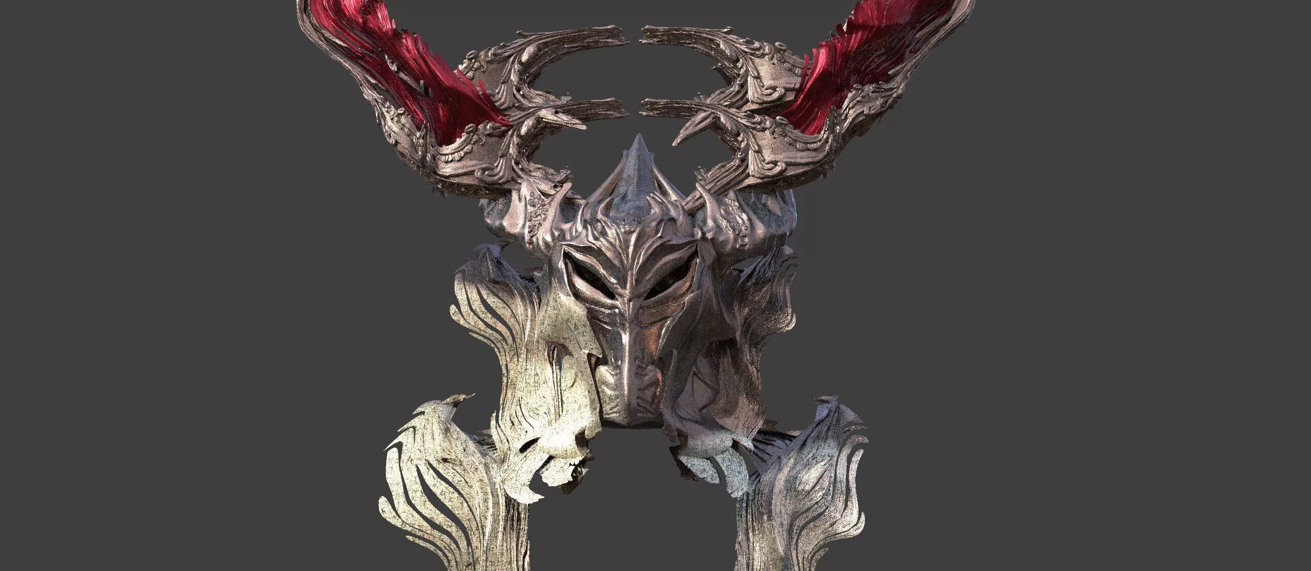 Viking Occultist princes helmet 2 3D model