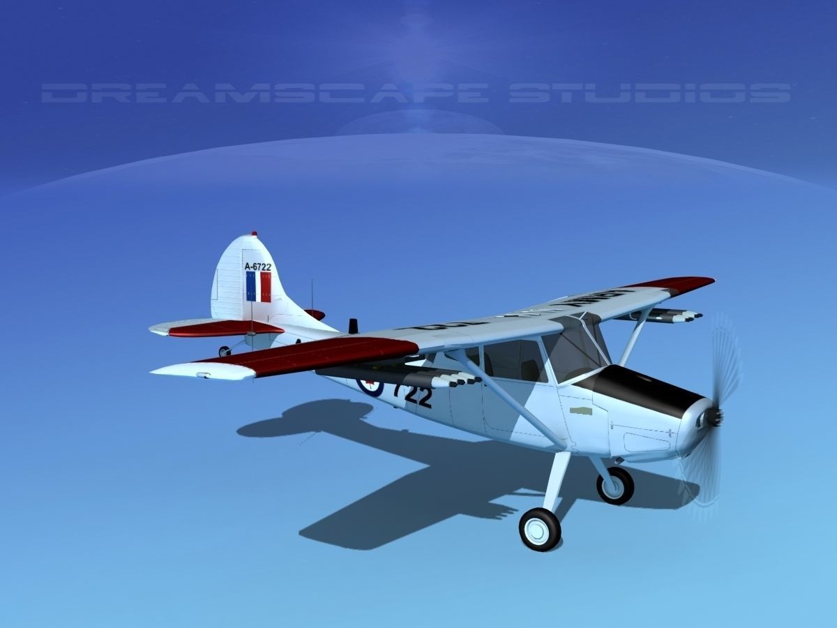 Cessna O-1E L-19 Canadian Army 2 3D model_3
