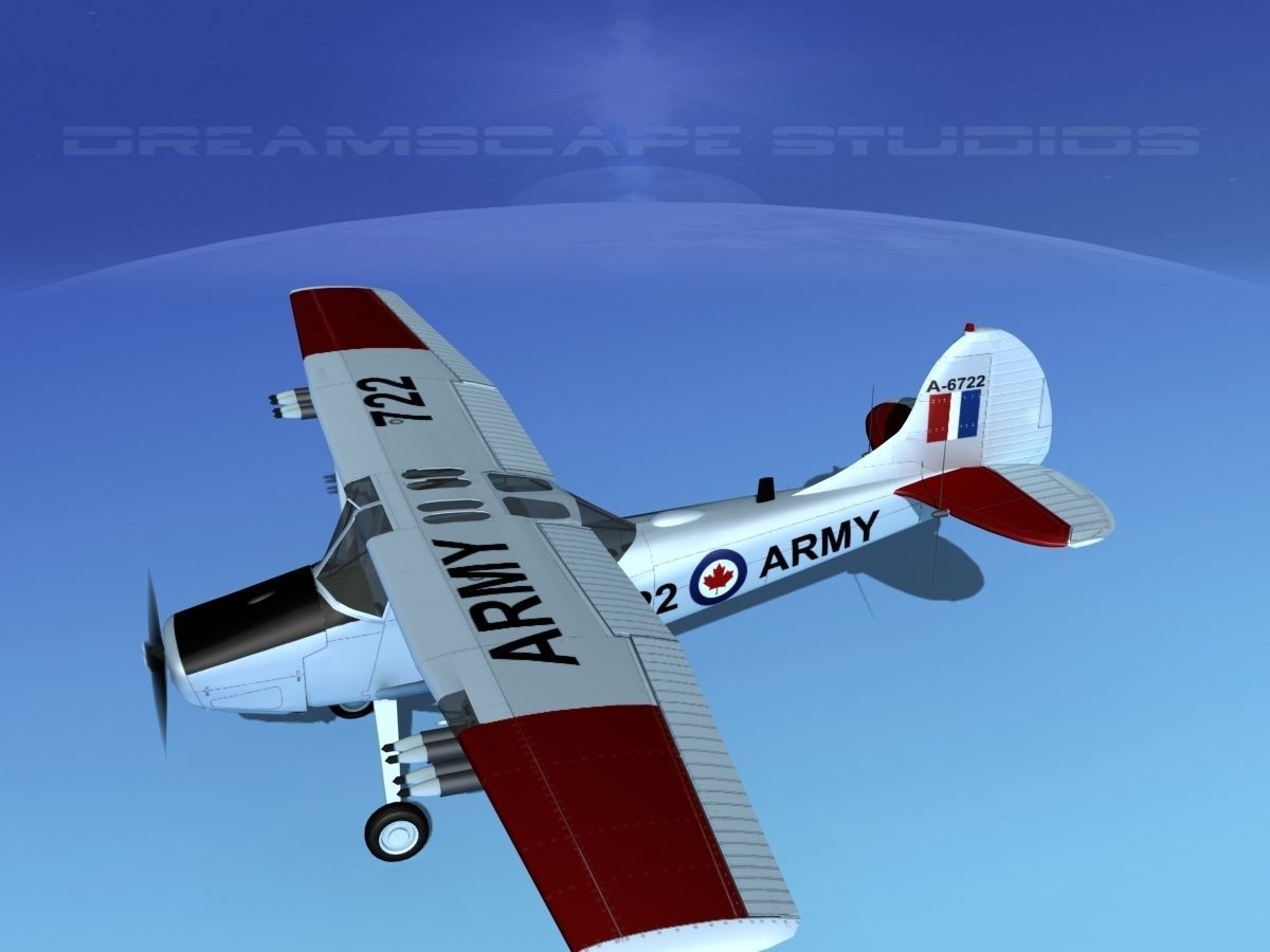 Cessna O-1E L-19 Canadian Army 2 3D model_9