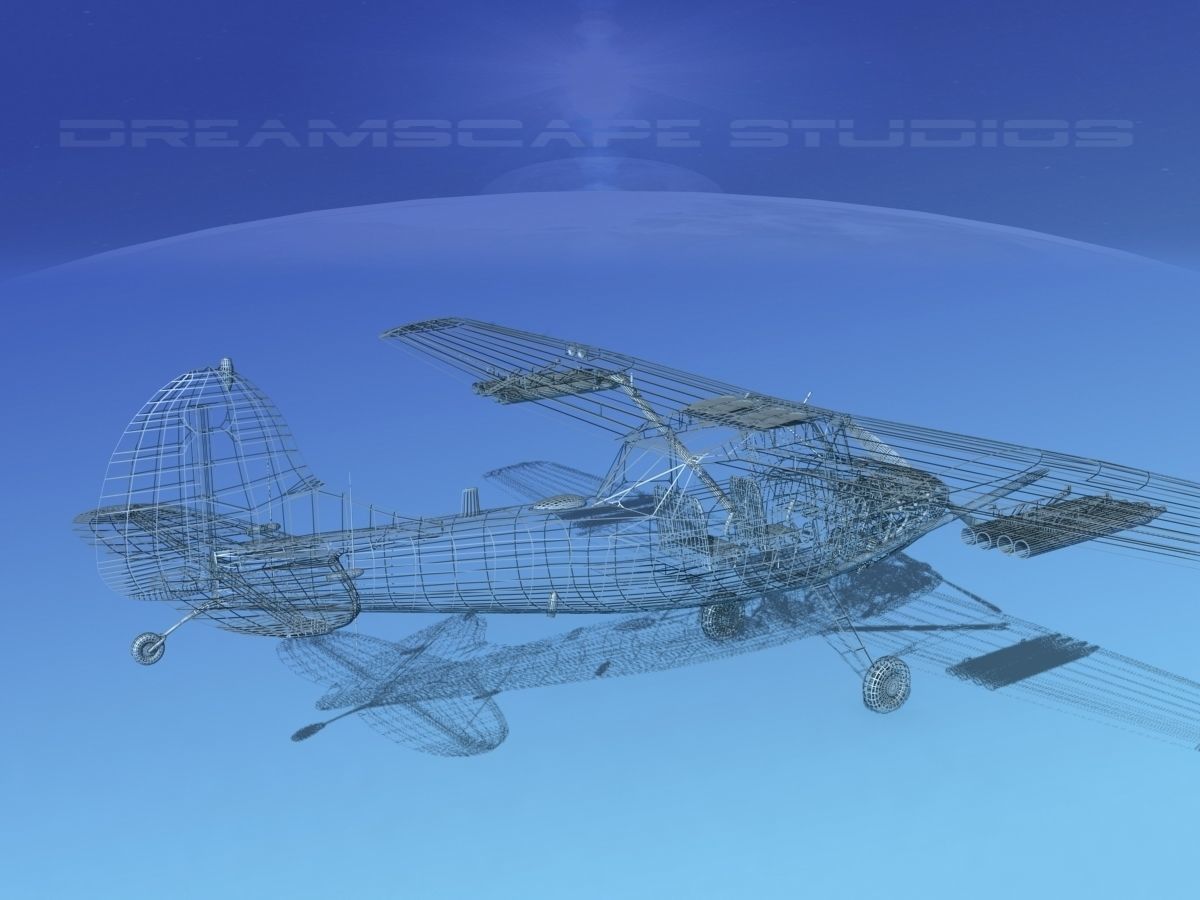 Cessna O-1E L-19 Canadian Army 2 3D model_16