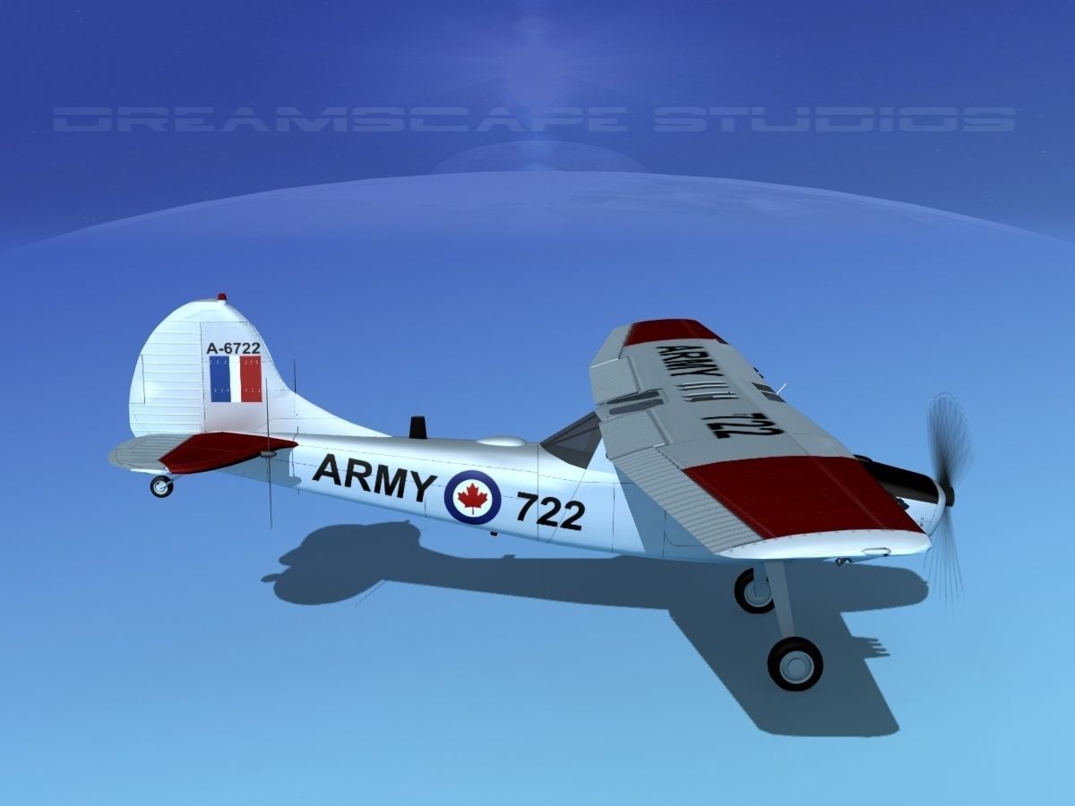 Cessna O-1E L-19 Canadian Army 2 3D model_4