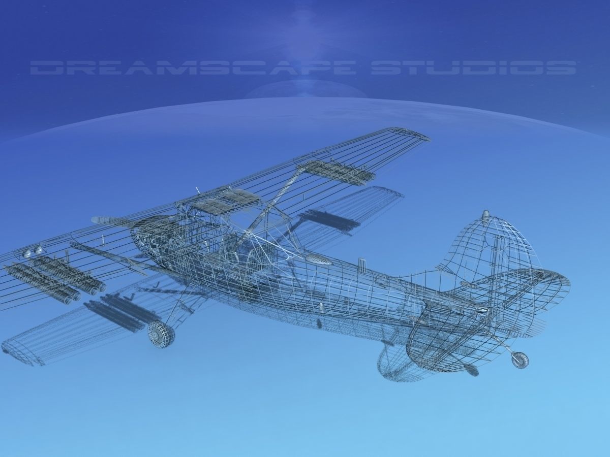 Cessna O-1E L-19 Canadian Army 2 3D model_17