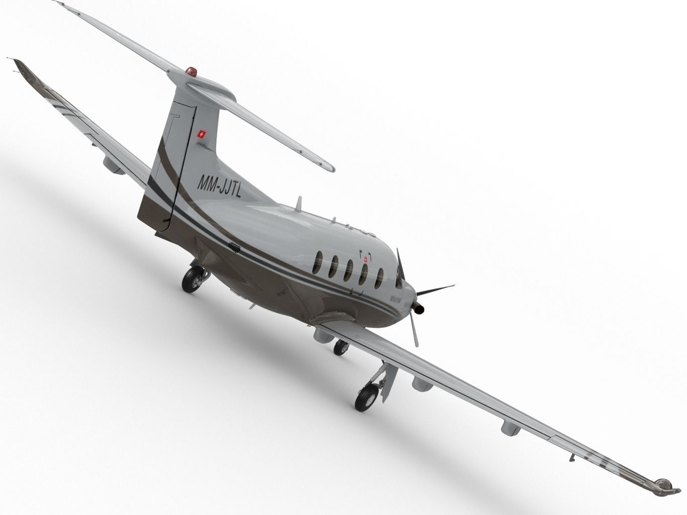 Pilatus PC-12 NG 3D model_7