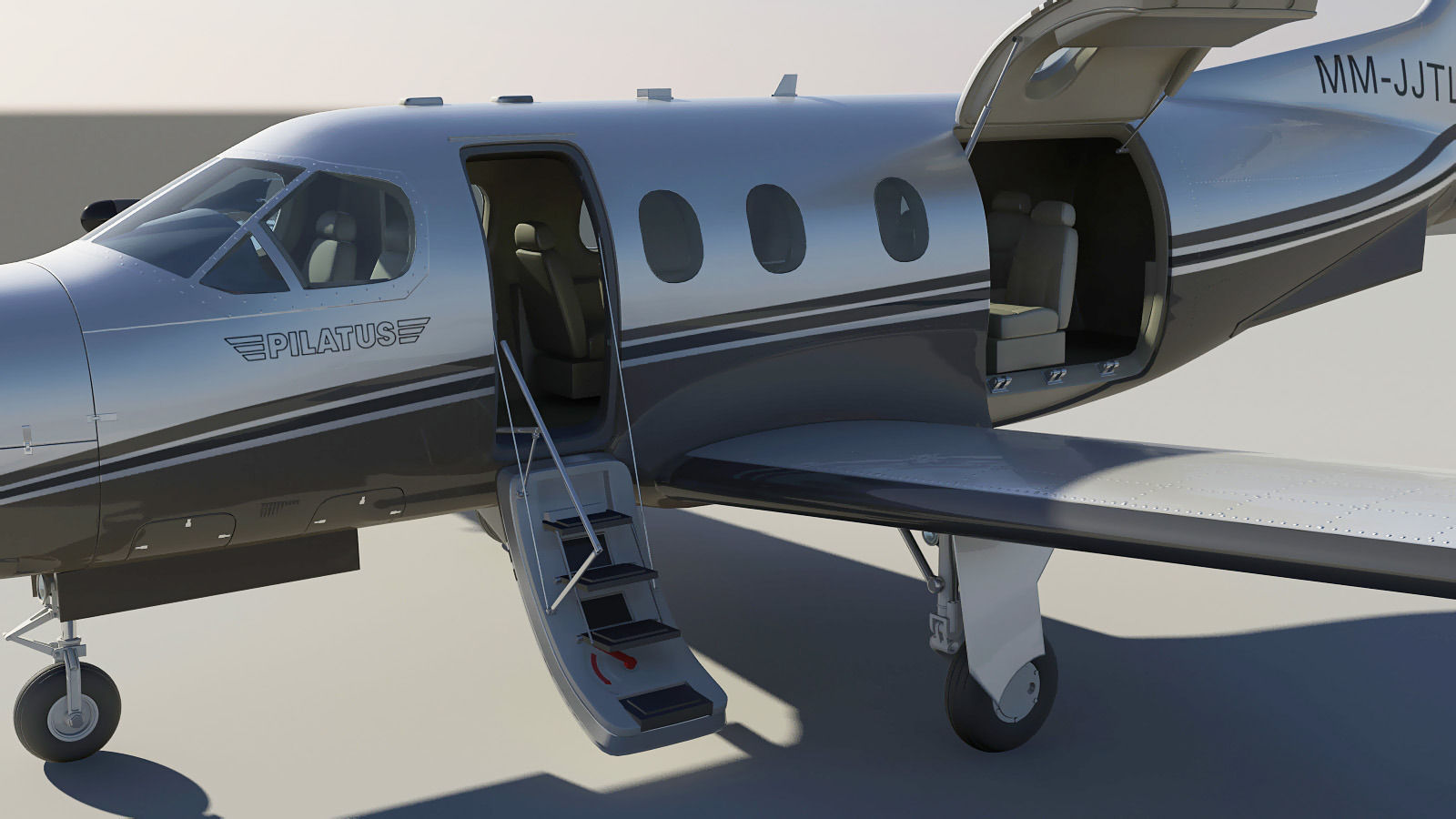 Pilatus PC-12 NG 3D model_27