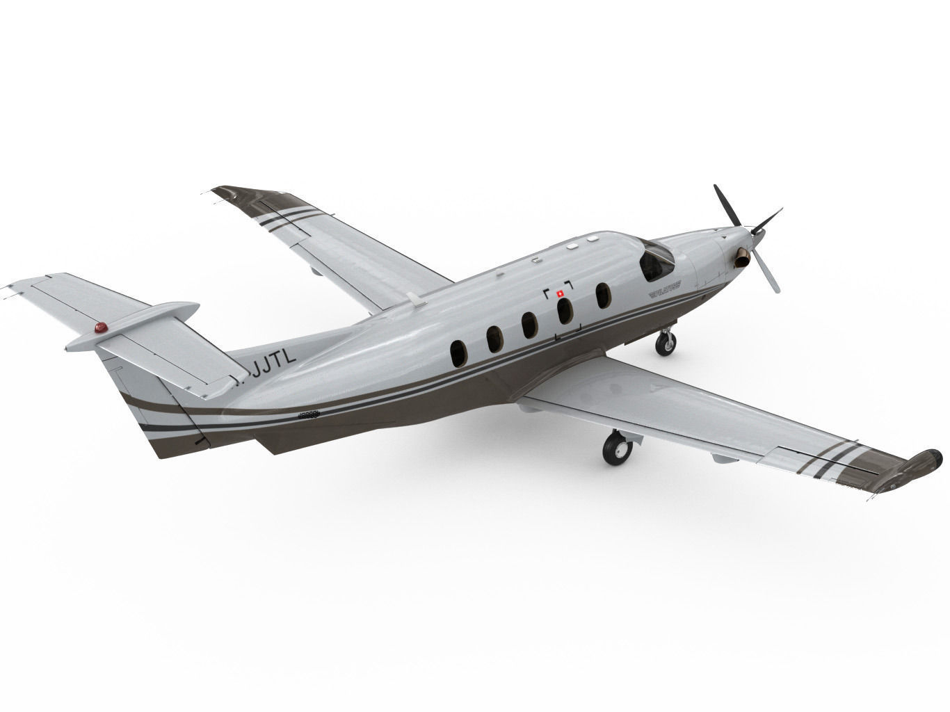 Pilatus PC-12 NG 3D model_4