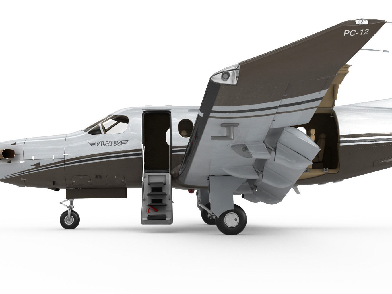 Pilatus PC-12 NG 3D model_11