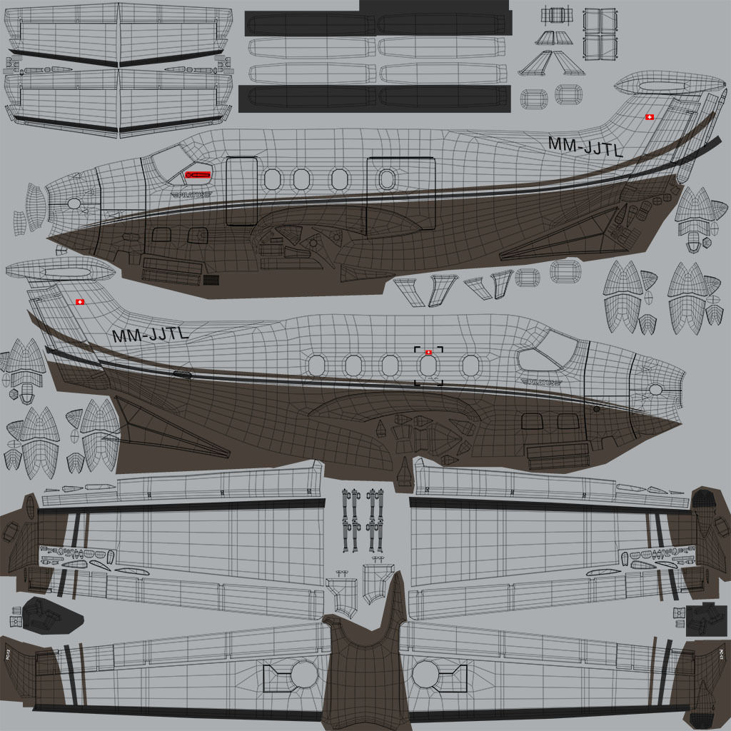 Pilatus PC-12 NG 3D model_35