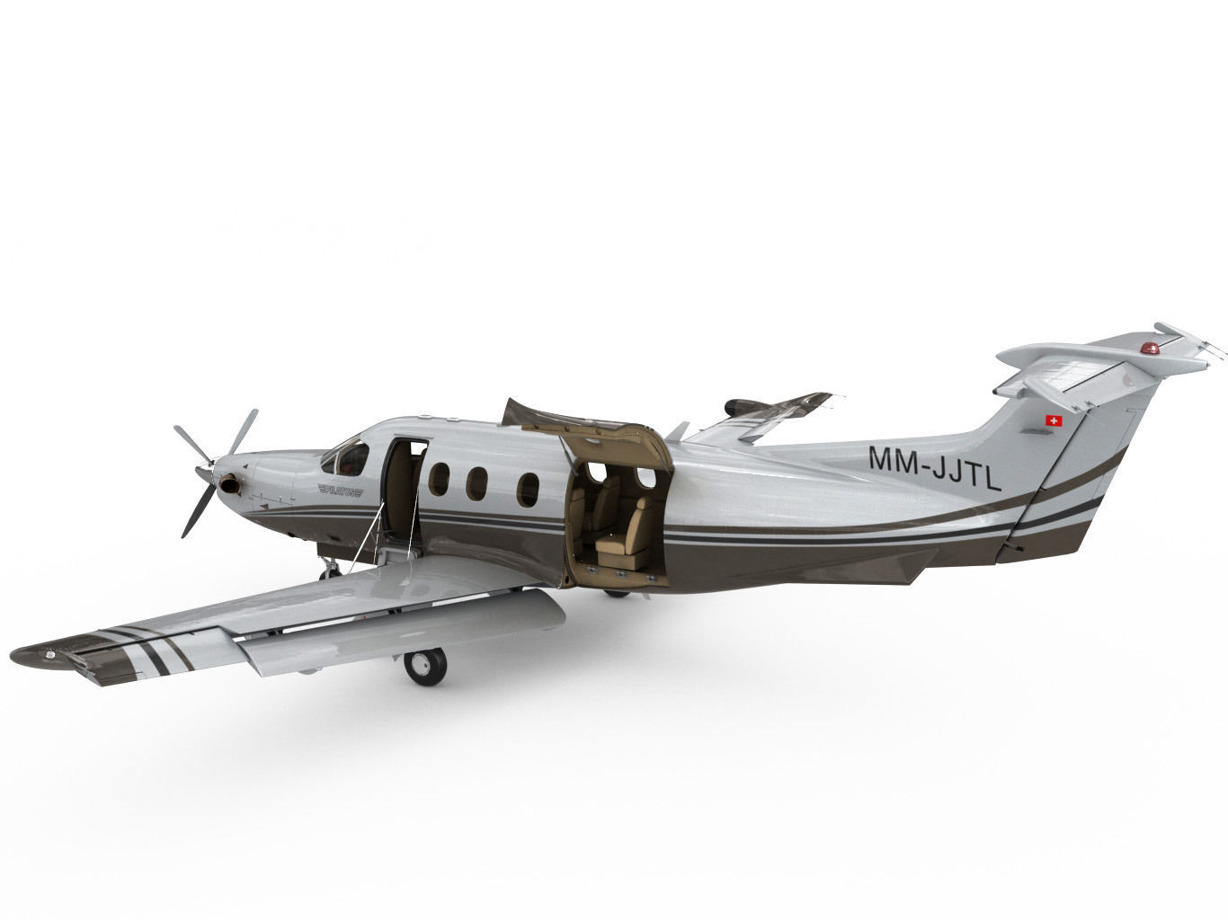 Pilatus PC-12 NG 3D model_13
