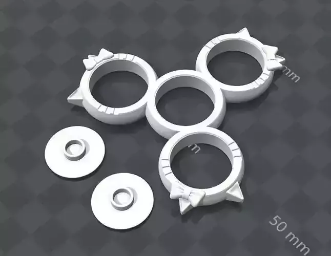 Hello Kitty Fidget Spinner 3D print model