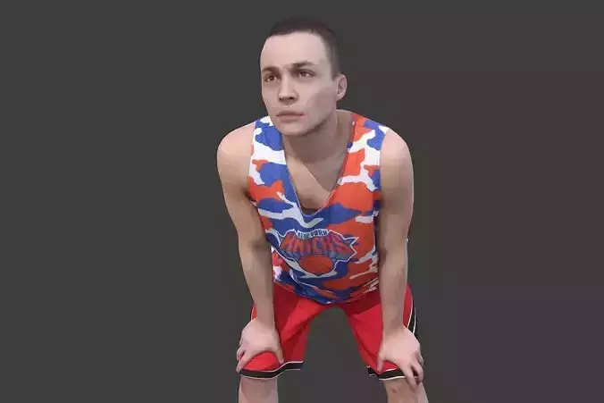 Basketball Player Posing