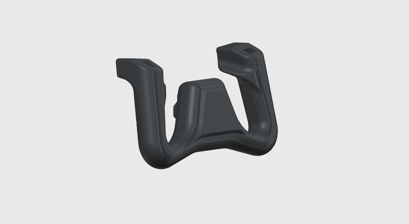 Beechcraft Style Flight Yoke for flight simulator 3D print model