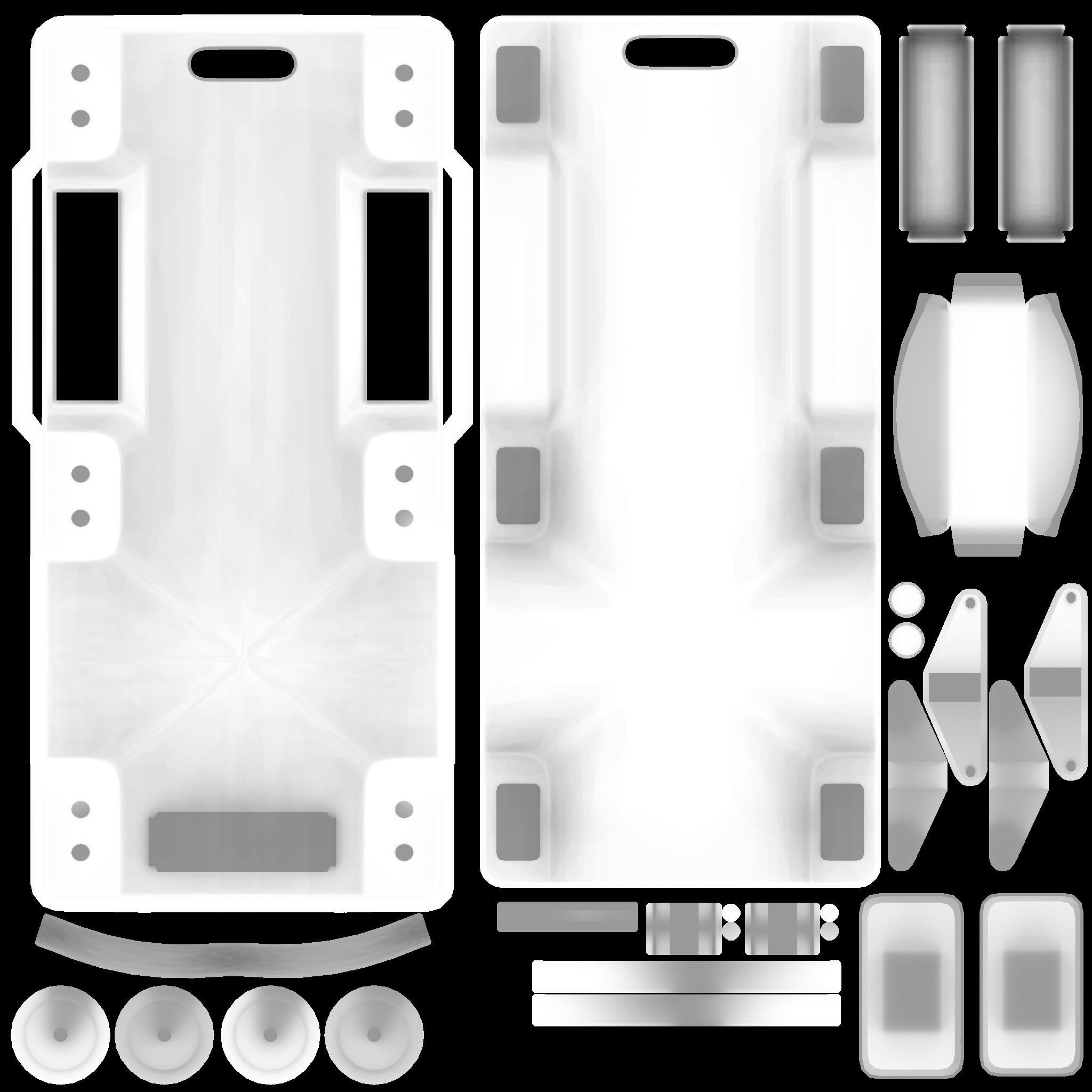 Car Creeper Low-poly 3D model_8